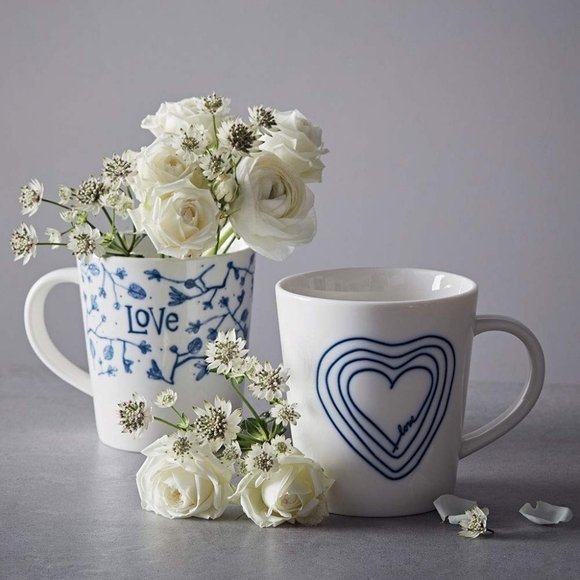 Royal Doulton Other - Royal Doulton "Blue Love" Fine Porcelain Mug Ellen DeGeneres Collection